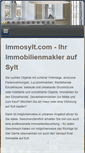 Mobile Screenshot of immosylt.com