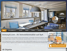 Tablet Screenshot of immosylt.com